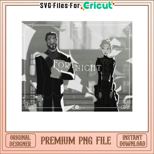 Fortnight themed PNG design for Cricut, instant download available