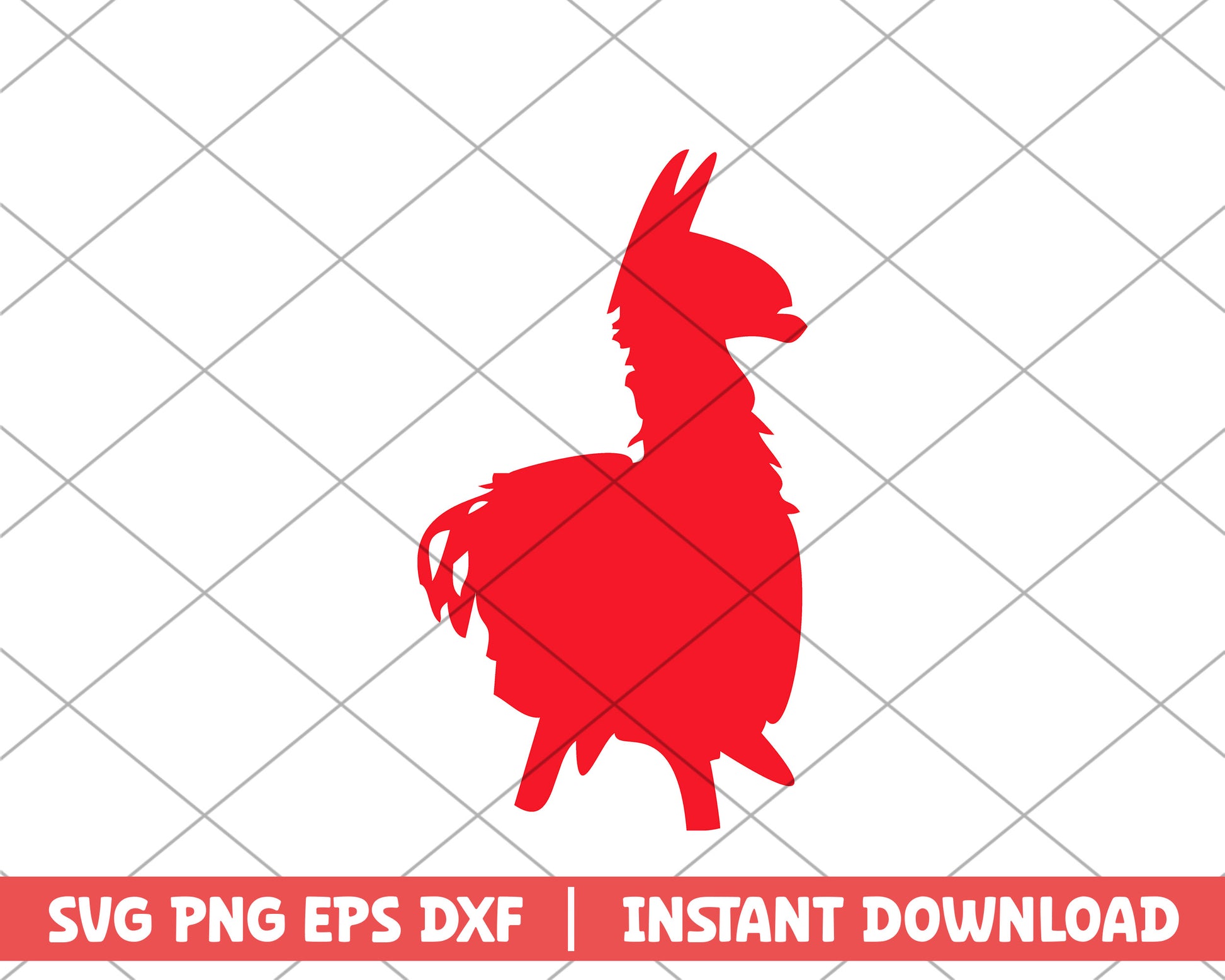 Fortnite game supply llama cartoon svg