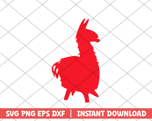 Fortnite game supply llama cartoon svg