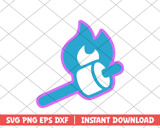 Fortnite marshmallow fire cartoon svg 