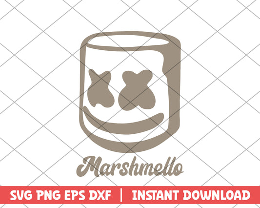 Fortnite marshmello face cartoon svg 