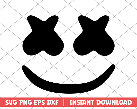 Fortnite marshmello logo cartoon svg 