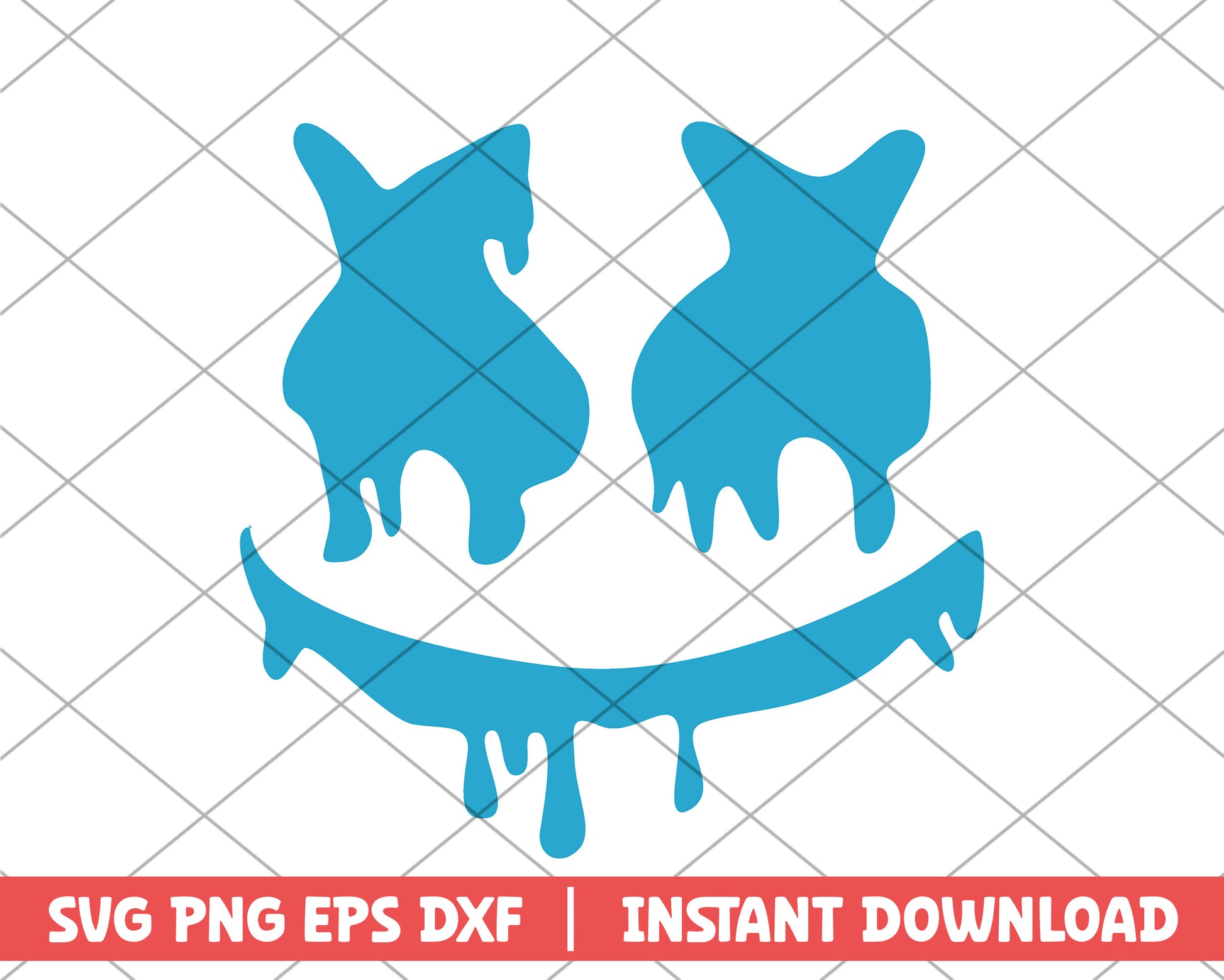 Fortnite marshmello smell cartoon svg 