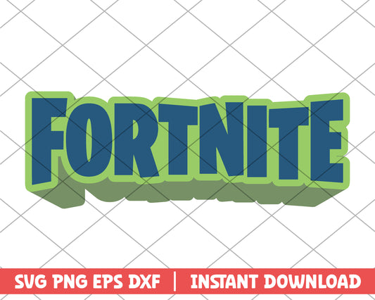 Fortnite name cartoon svg 