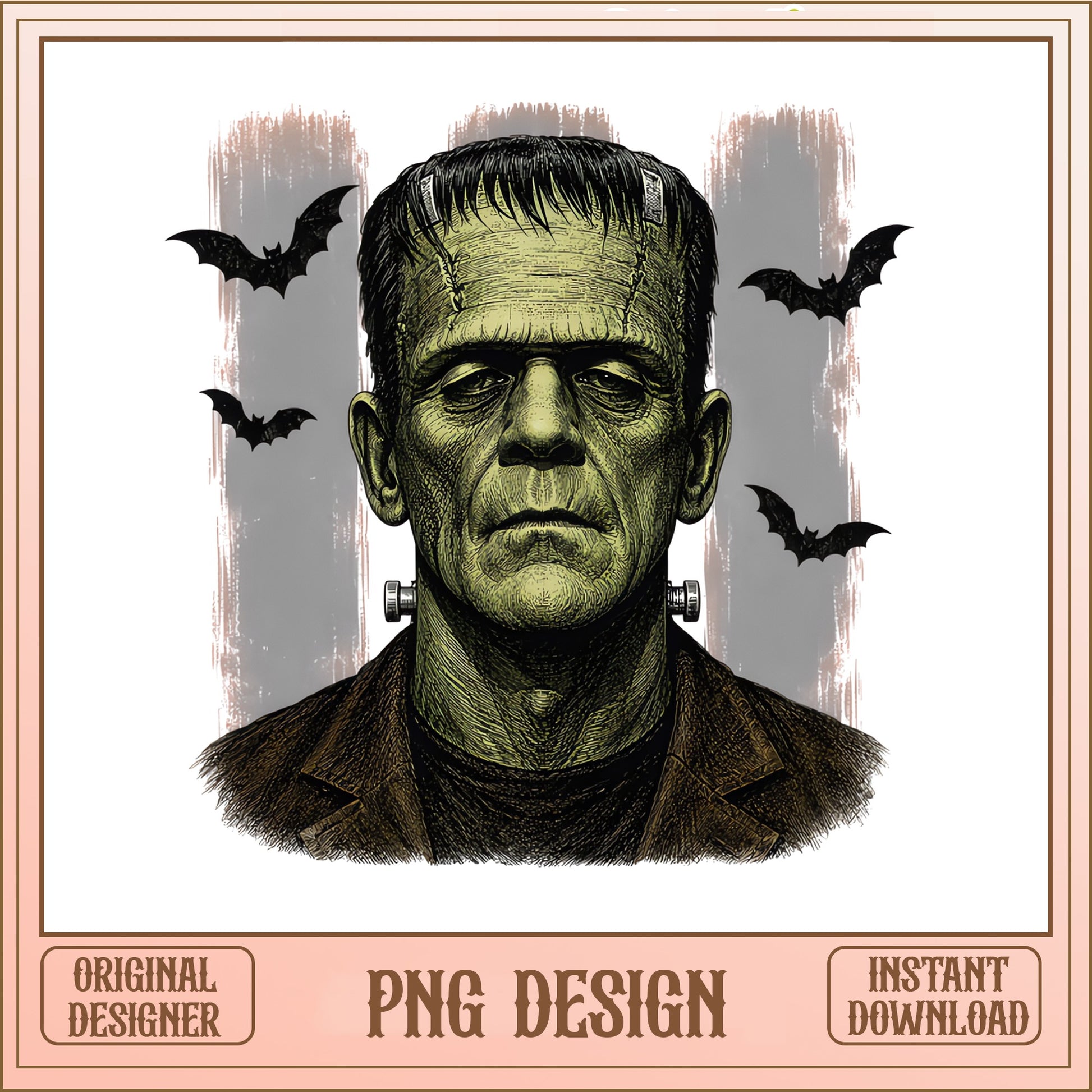 Frankenstein Monster Halloween PNG, Horror PNG, Spooky PNG