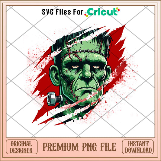 Frankenstein character png, character png, halloween png