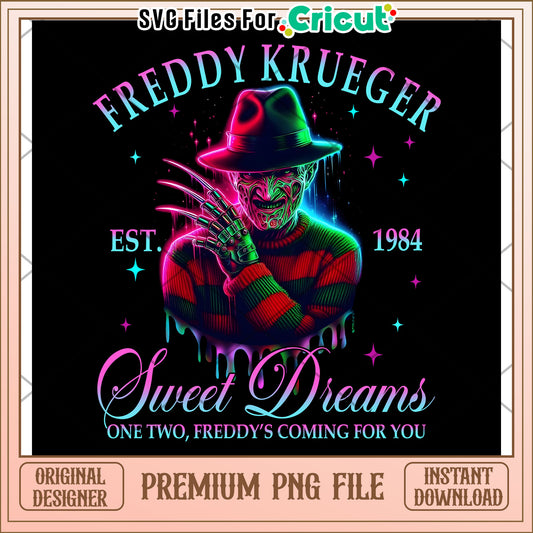 Freaddy krueger png, spooky characters png, halloween time png