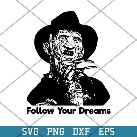 Freddy Krueger Dreams Svg, Horror Movie Svg-Svgfilesforcricut