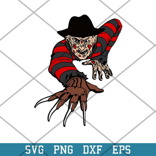 Freddy Krueger Svg, Horror Characters Svg-Svgfilesforcricut