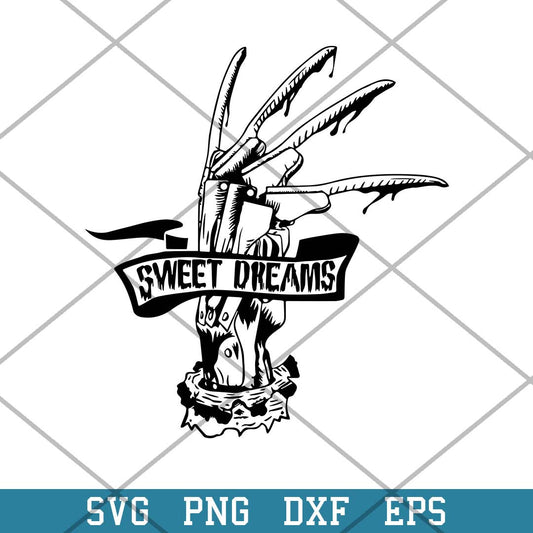 Freddy Krueger Sweet Dreams Svg, Horror Moive Svg-Svgfilesforcricut