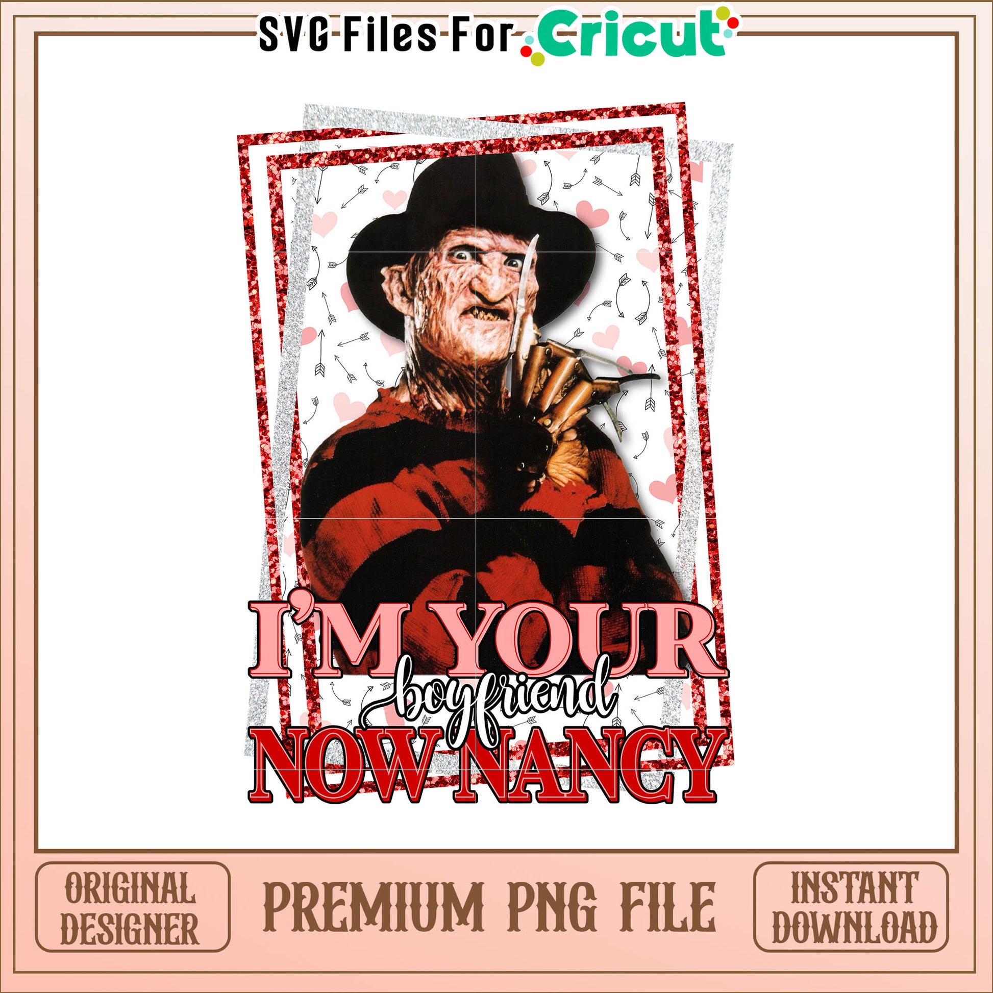 Freddy Krueger Valentines Day PNG
