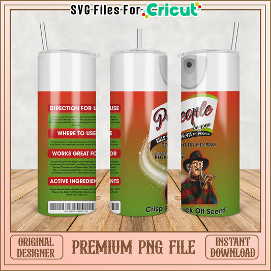 Freddy Tumbler PNG Instant Download