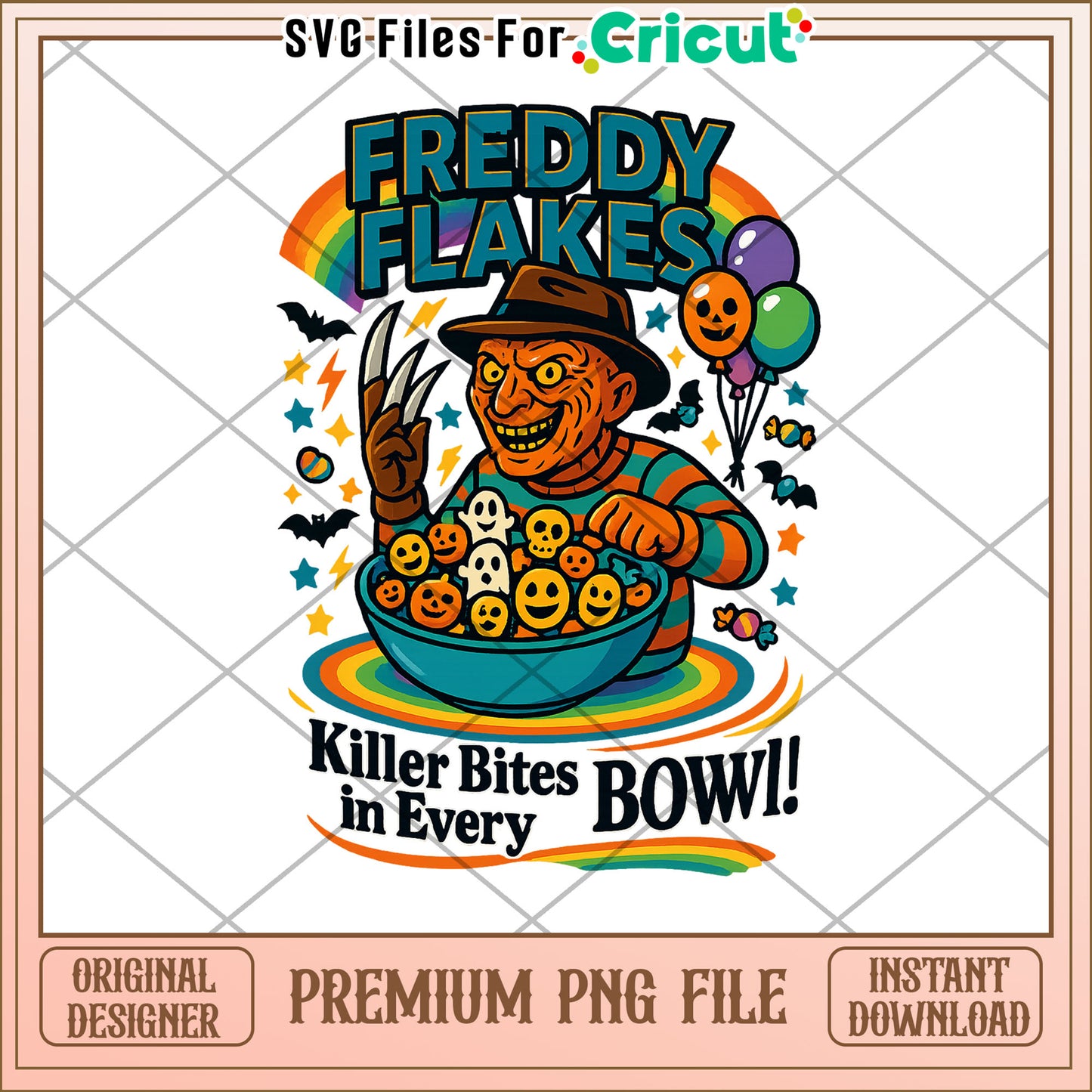 Freddy flakes png, trick or treat png, halloween wallpaper​ png