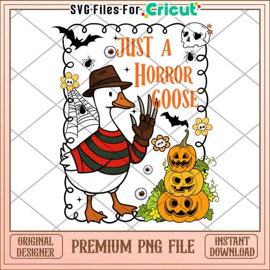 Freddy kruger goose png, trick or treat  png, halloween quotes png