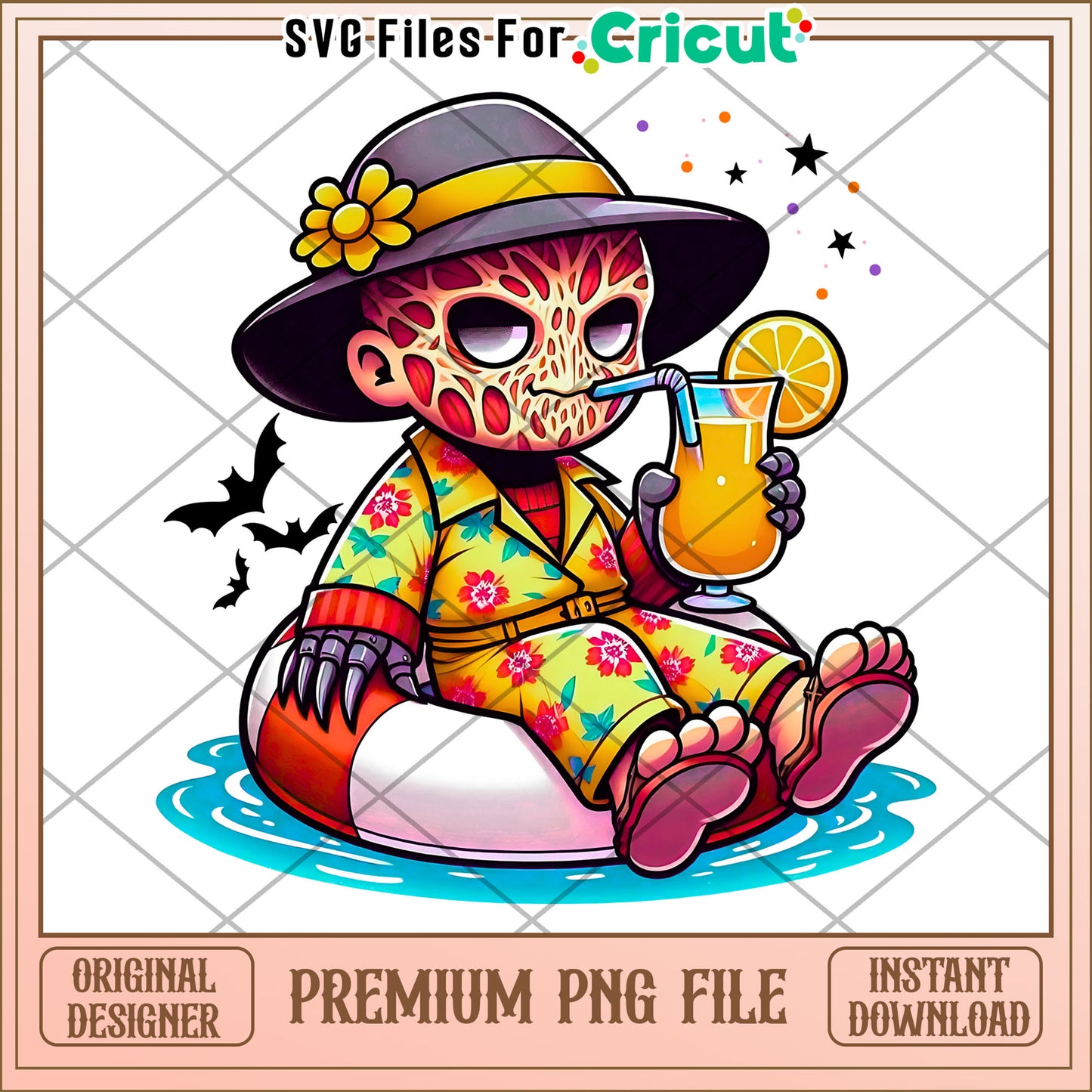 Freddy summer chibi png, halloween decorations​ png, halloween ends​ png