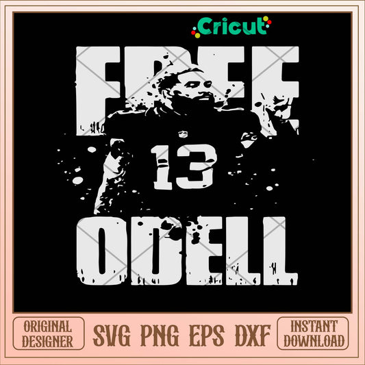 Free Odell Beckham Jr Football Svg