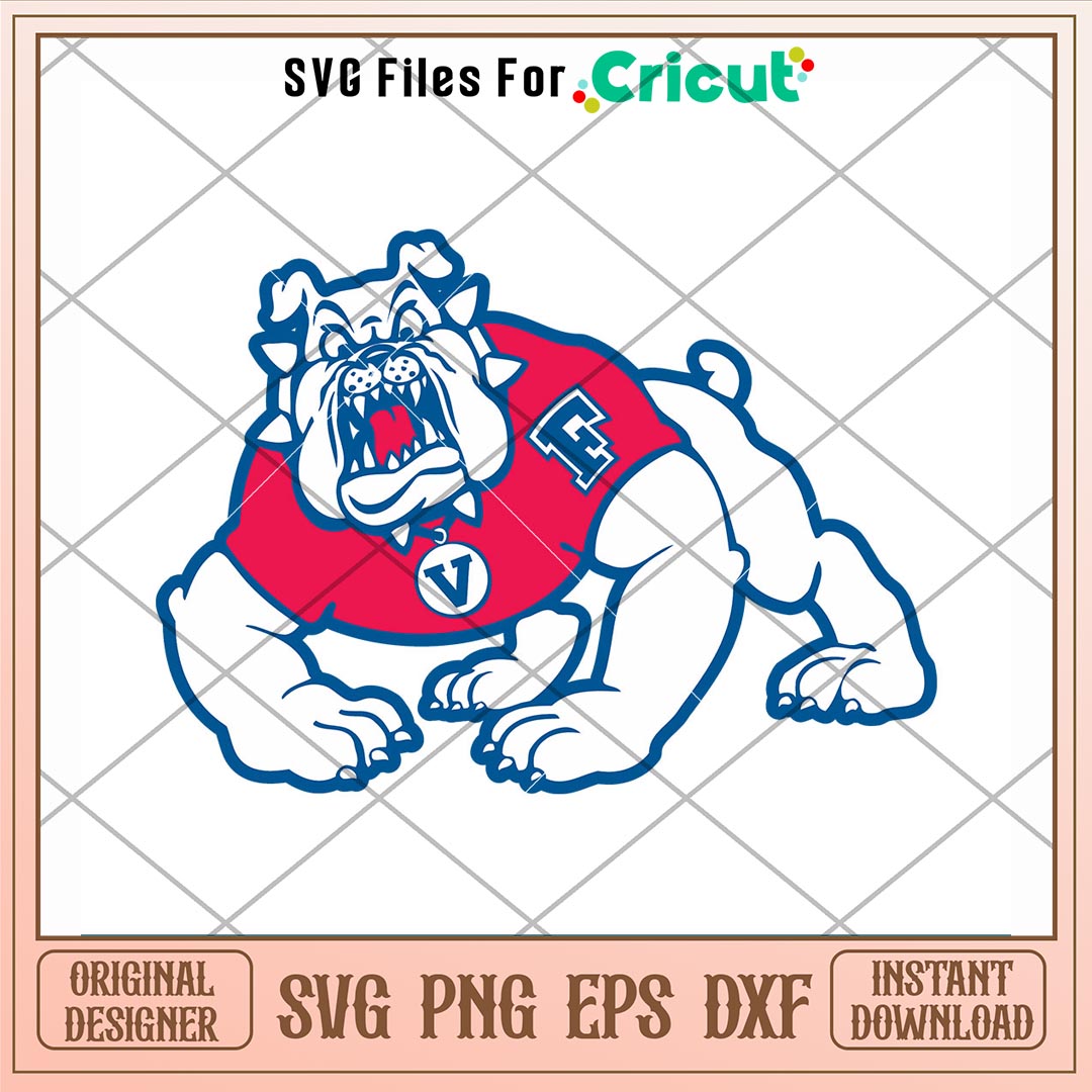 Fresno State Bulldogs Logo Svg, Fresno State Bulldogs Svg, NCAA Svg