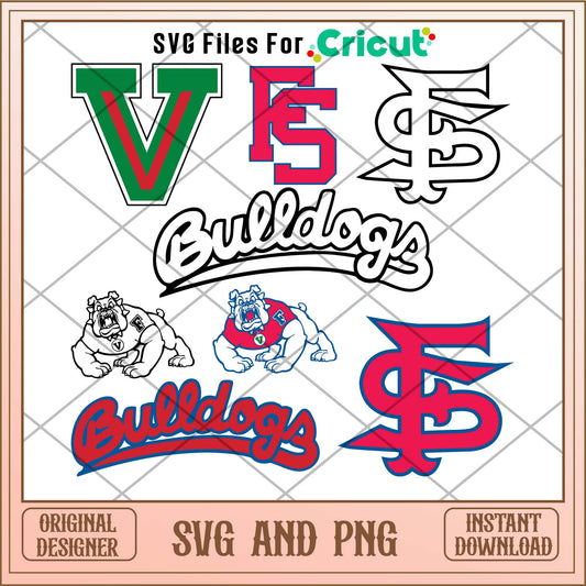 Fresno State Bulldogs svg, Fresno State Bulldogs svg bundle, NCAA svg