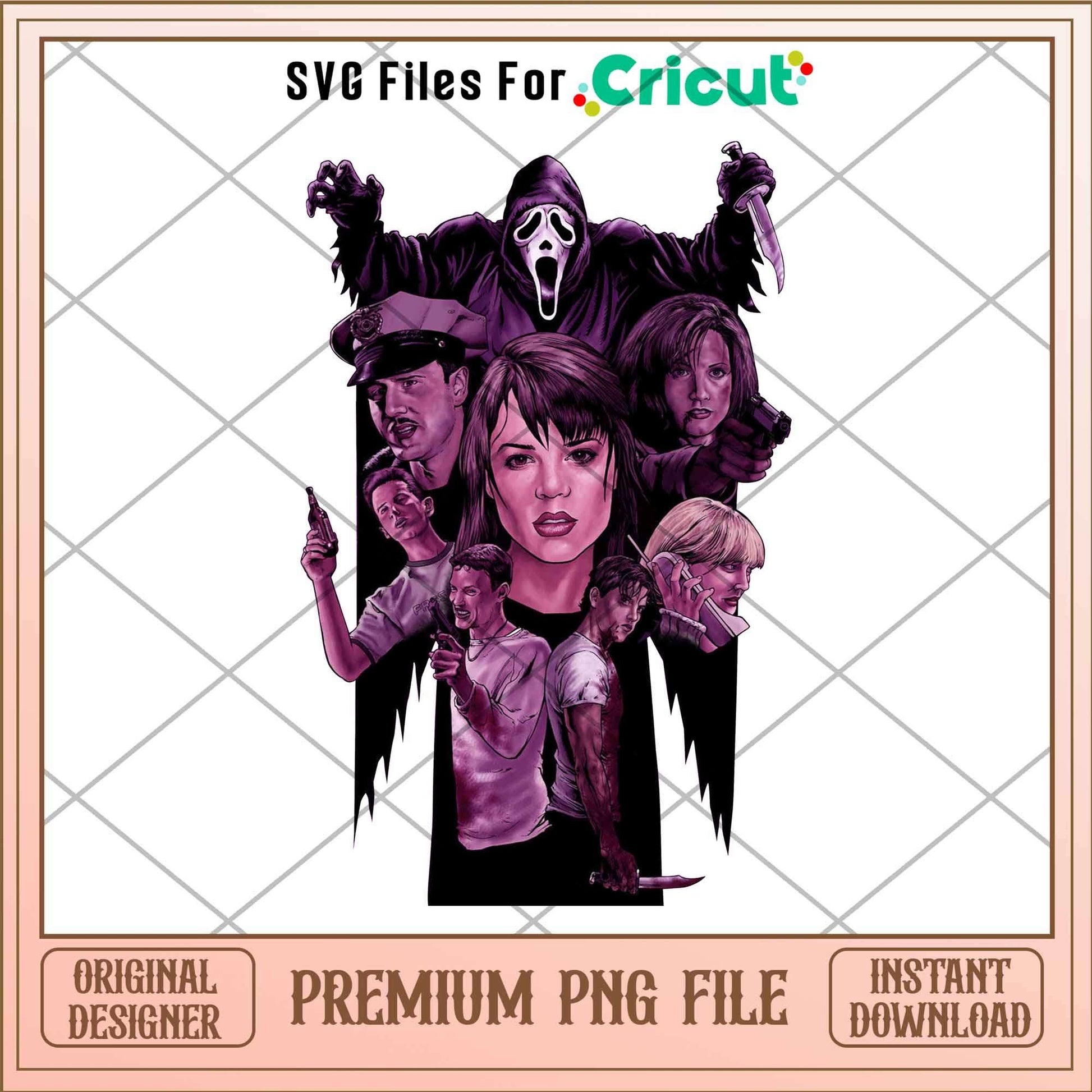 Friday 13th Boo Ghost Png, Horror characters png, Digital Download