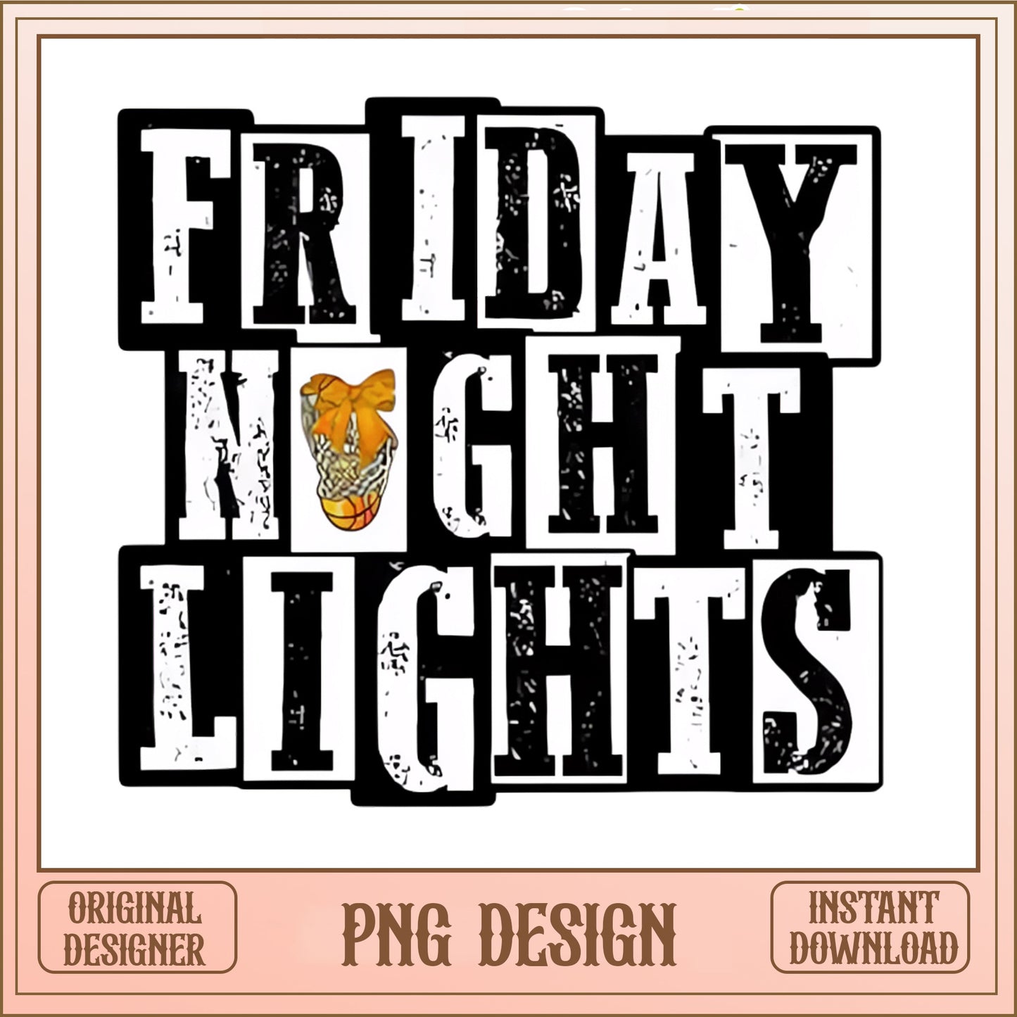 Friday Night Lights Basketball PNG, Game Day PNG, Sports PNG
