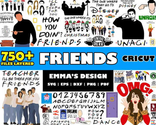 Friends cricut SVG Bundle