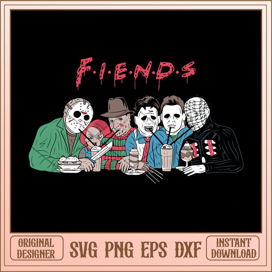 Friends horro movies svg, Horror characters svg, digital download