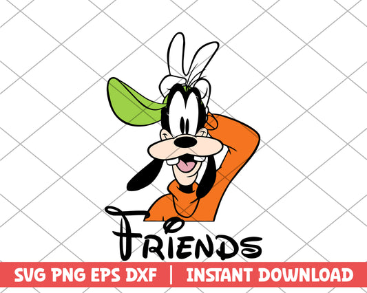 Friends goofy dog disney svg
