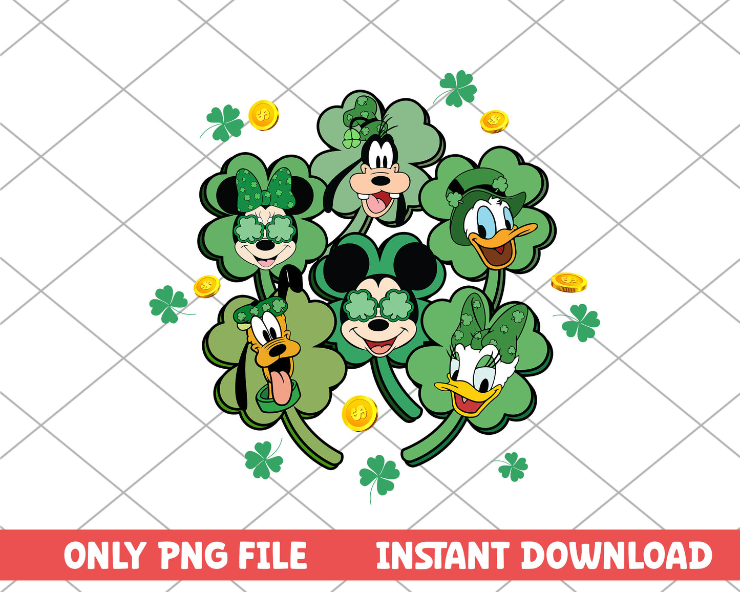 Friends of disney st.patrick day png 