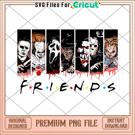 Friends png, halloween​ decorations​ png, halloween candy​ png