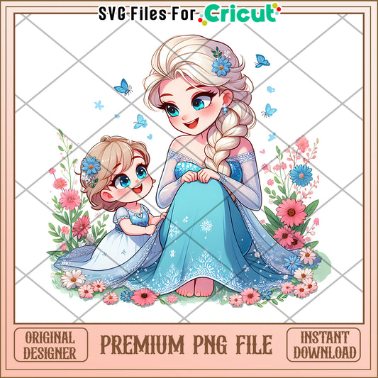 Frozen PNG Elsa & Anna Premium Design