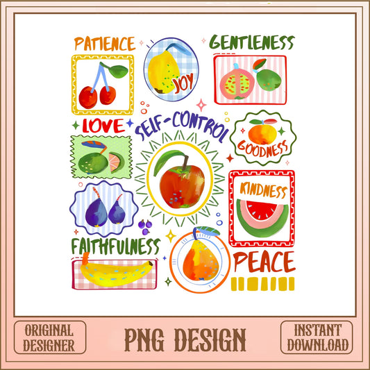 Fruit Of The Spirit PNG, Christian Fruits Clipart PNG, Faith PNG