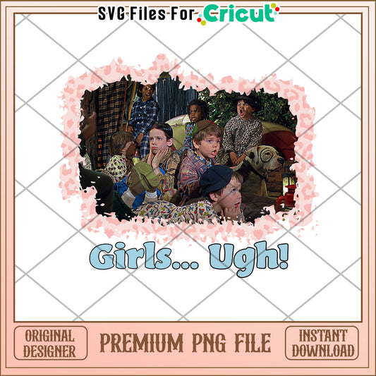Fun Girls Ugh Retro PNG for Cricut Crafting Projects
