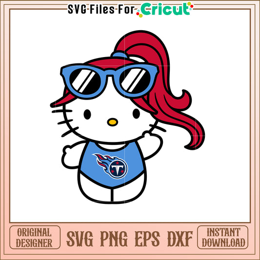 Fun Hello Kitty Character SVG Design for Fans