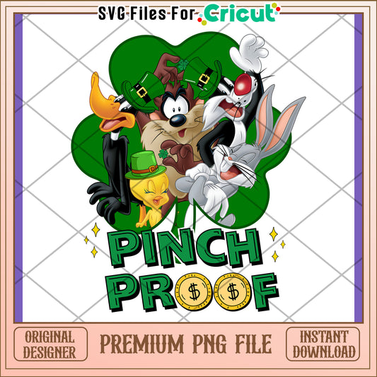 Fun Pinch Proof Design for St Patricks Day PNG File