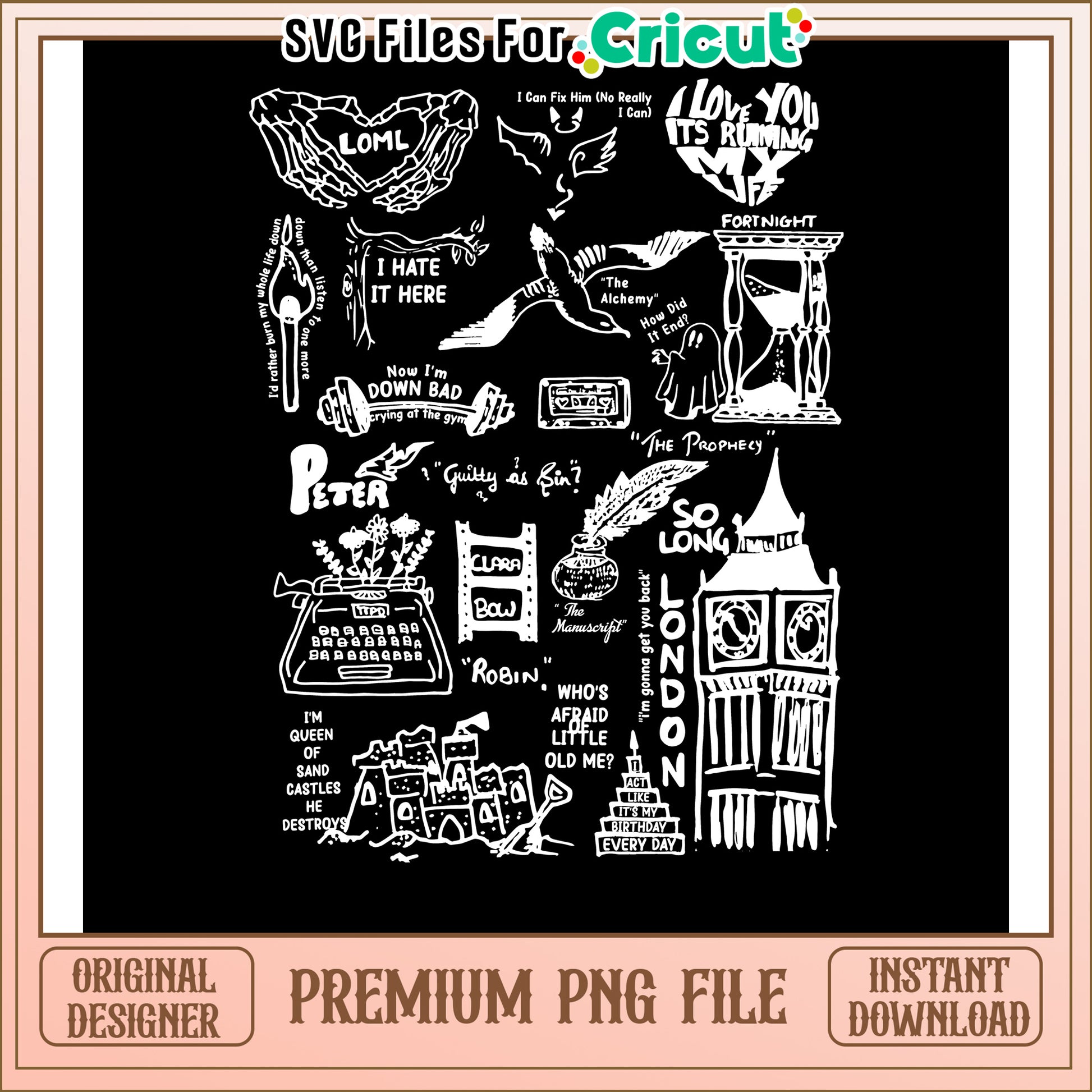 Fun and Quirky Designs for Your Cricut Projects, Perfect for Crafters