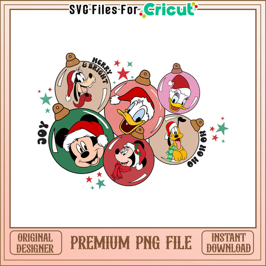 Funhouse disney hohoho merry christmas png, goofy pluto disney png