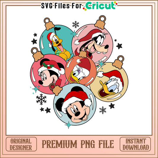 Funhouse disney winter ball merry christmas png, pluto disney goofy png