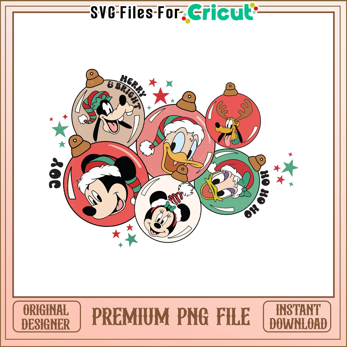 Funhouse disney head merry christmas png, mickey mouse head​ png