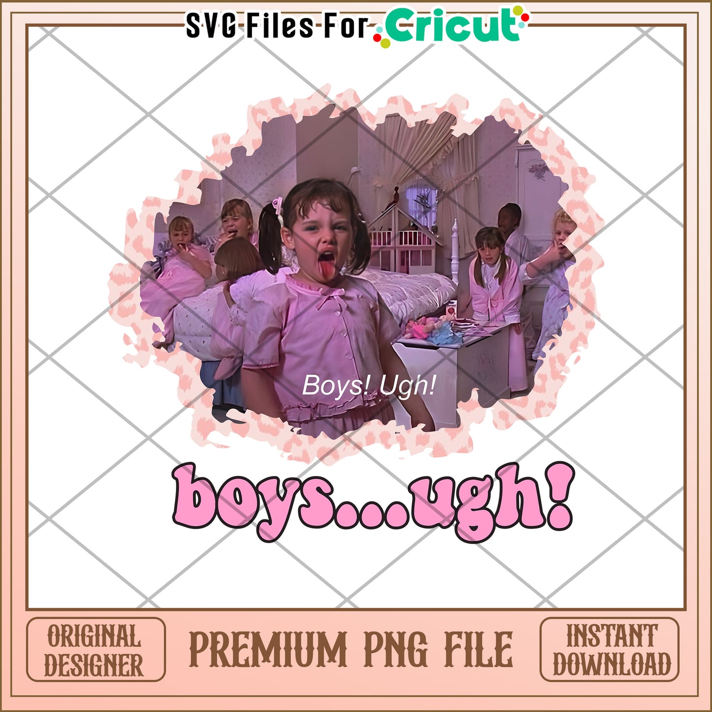 Funny Boys Ugh Digital PNG for Cricut Projects Download