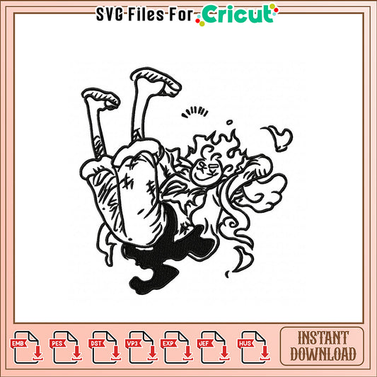 Funny Embroidery Design for Unique Crafts and Projects