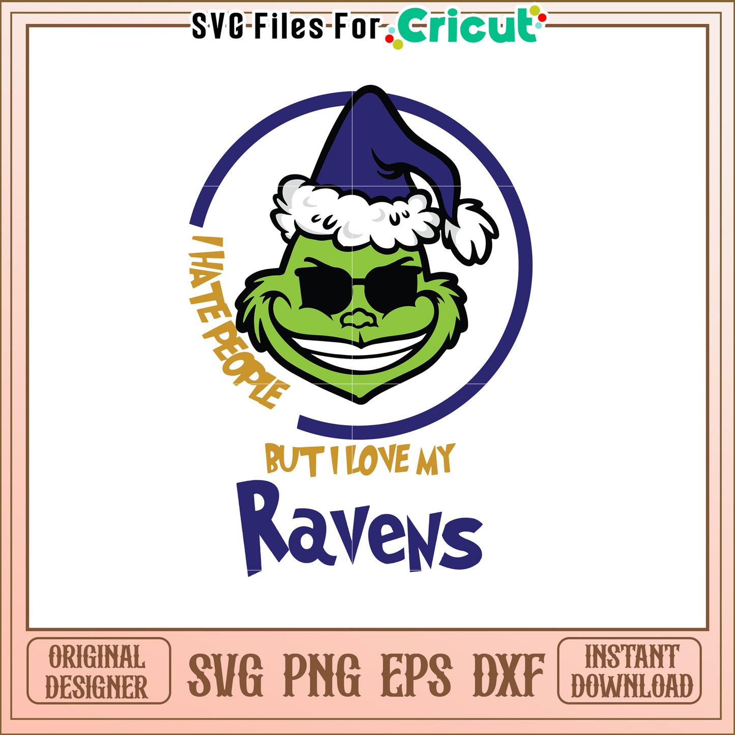Funny Ravens Fan SVG Design for Holiday Cheer
