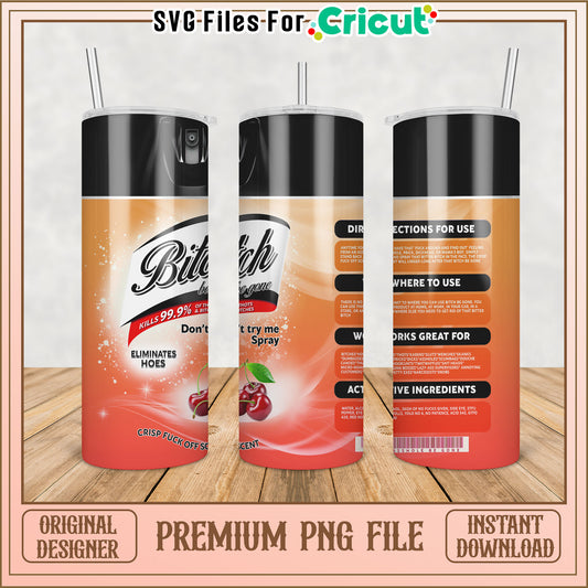 Funny Themed Tumbler PNG File for Cricut Instant Download Design