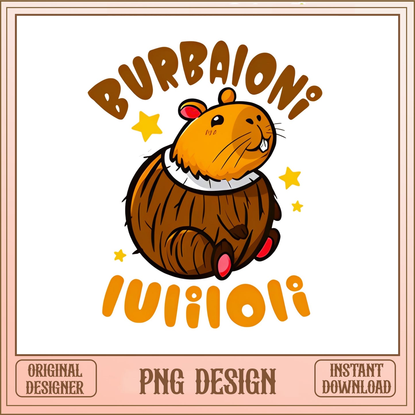 Funny Capybara PNG, Cute Capybara Clipart, Capybara PNG