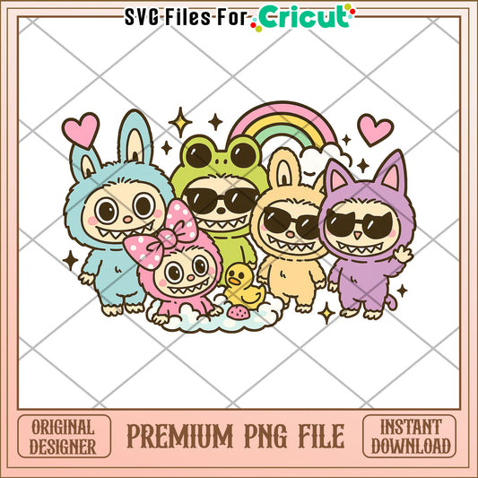 Funny and cute labubu characters png, labubu clothes​ png, labubu price​ png