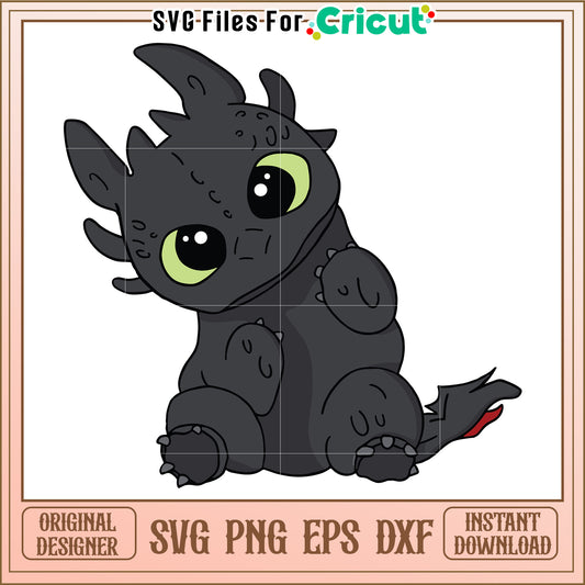 Funny and cute toothless svg, how to train your dragon movie svg, cute dragons svg