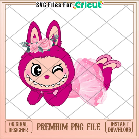 Funny design of labubu png, labubu png, have a seat labubu​ png