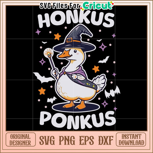 Funny goose honkus ponkus svg, honk if you're spooky svg, halloween goose joke svg