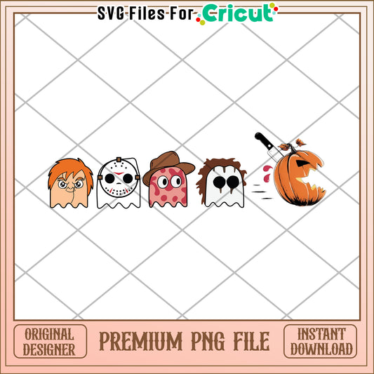 Funny halloween pacman design png, happy halloween​ png, funny quotes png