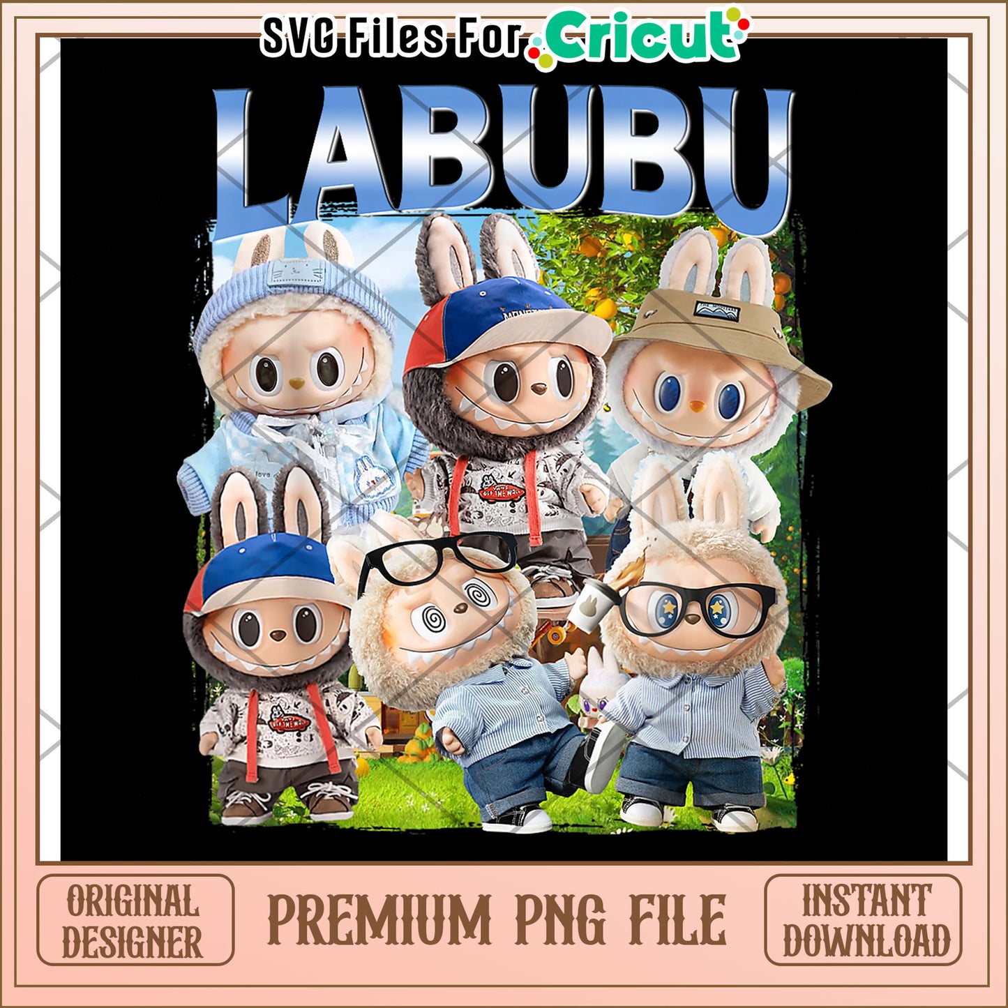 Funny labubu cute labubu the monsters meme png, popmart labubu png