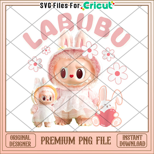 Funny labubu cute labubu the monsters pink meme png, cute labubu png